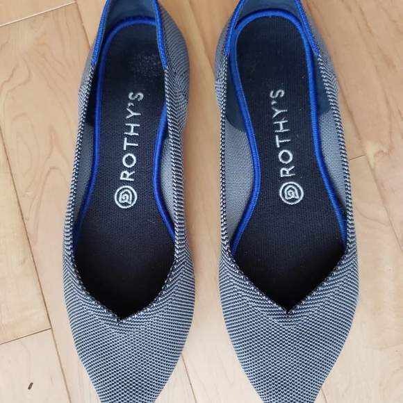 Rothys points in heathered grey - Picture 1 of 3